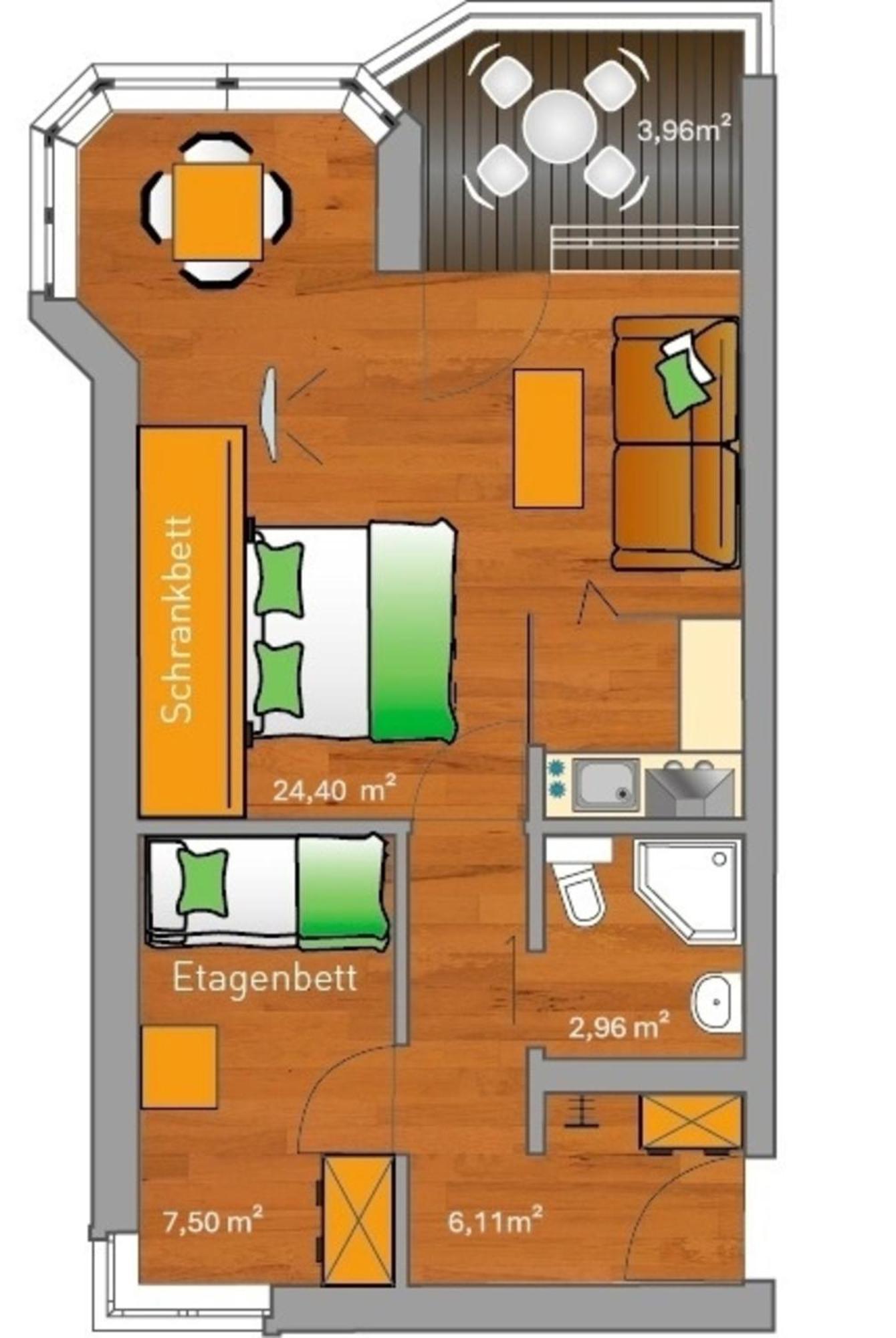 Ancora Marina Haus 1 Nr 03, Typ 1 Apartment Neustadt in Holstein Exterior photo
